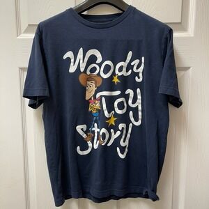 Disney by Uniqlo Woody Toy Story Men's Medium Navy T-Shirt